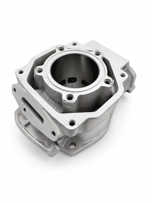 Aprilia RS 125 2-Takt-Zylinder, neu verchromt mit Wiederherstellung der Nickel-Siliziumkarbid-Beschichtung und T-Shape-Politur.