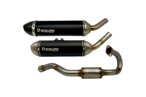 Scalvini Auspuffanlagen für 125cc 4T und Minarelli AM6 Scalvini Auspuffanlagen für 125cc 4T und Minarelli AM6