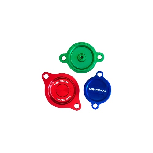 Ölfilterdeckel Husaberg 390 FE (10-12) blau - NRTeam DS94.0015B