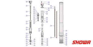Gabel Ersatzteile Showa