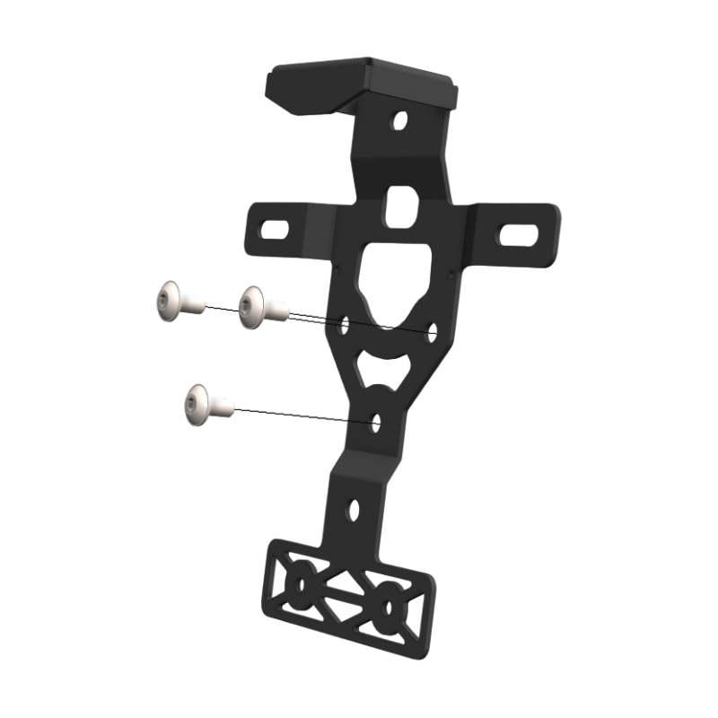 Kennzeichenhalter Ducati Desert X (22-24) mattschwarze oberfläche 20700850005