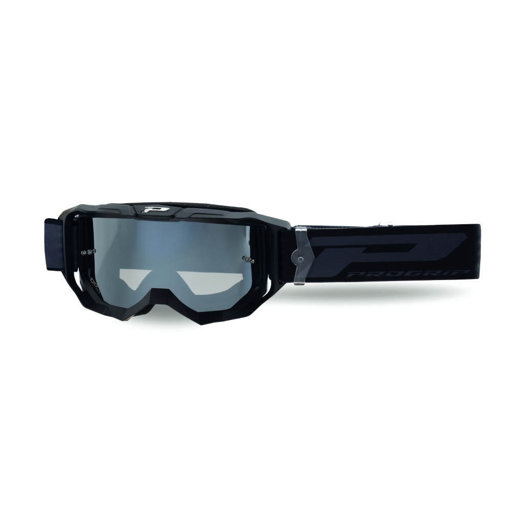Brille Pro Grip Vision Go - Schwarz Verspiegelte Linse Silver