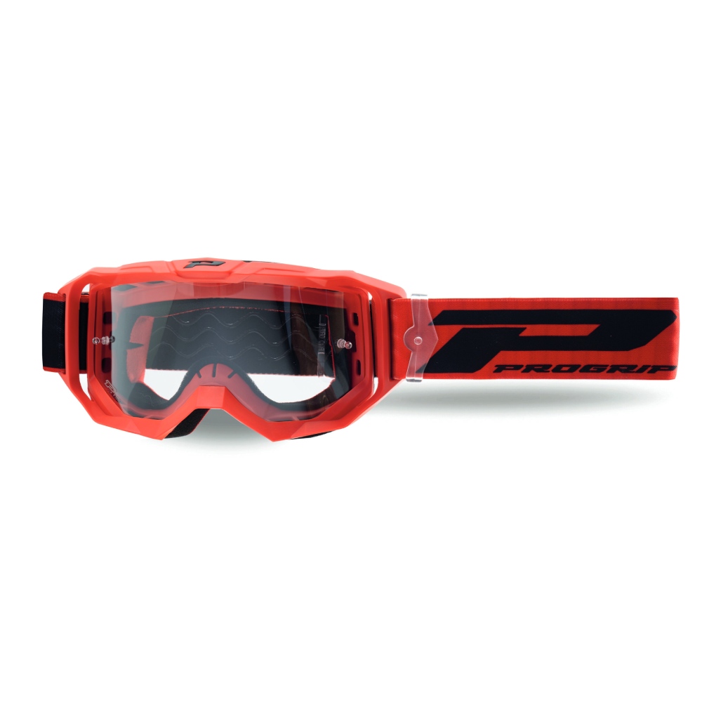 Brille Pro Grip Vision Go - Rot Klare Linse