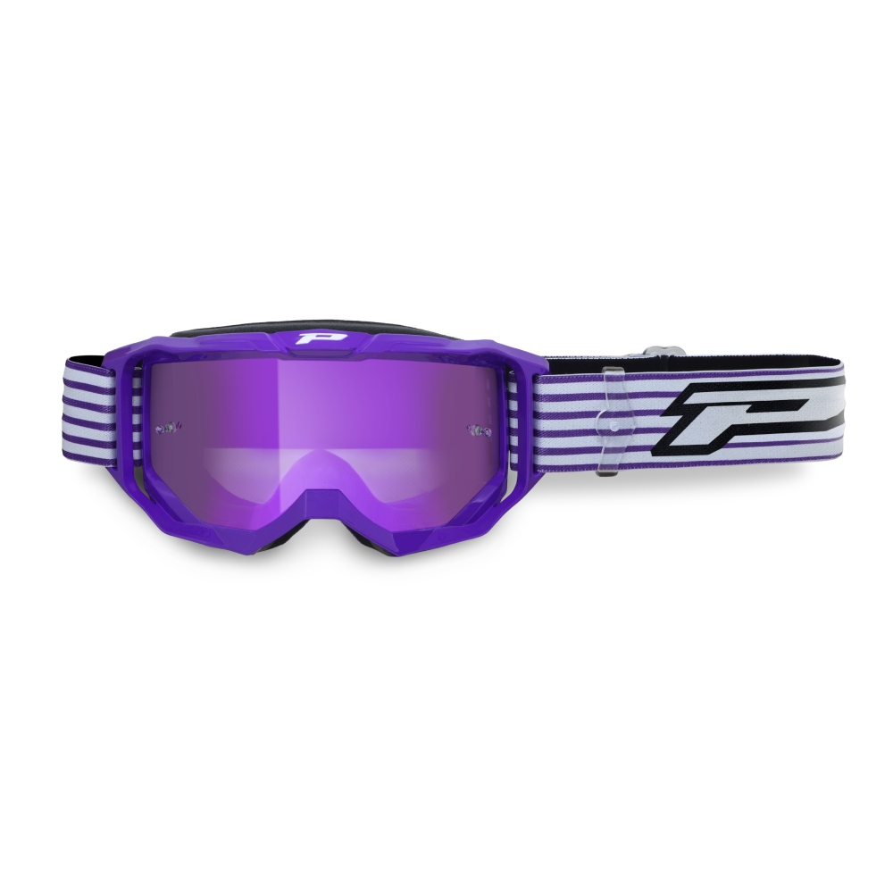 Brille Pro Grip Vision Go - Lila Verspiegelte Linse Lila