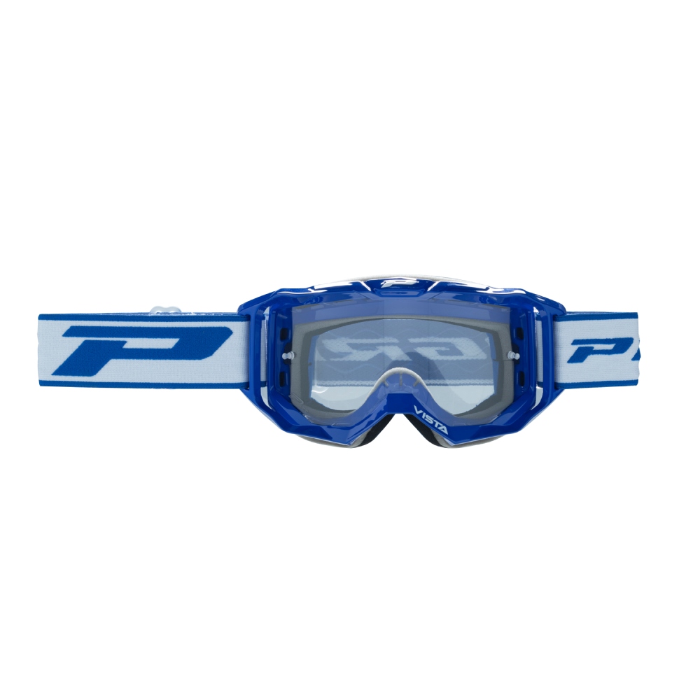 Brille Pro Grip Vista - Blau Weiß Klare Linse