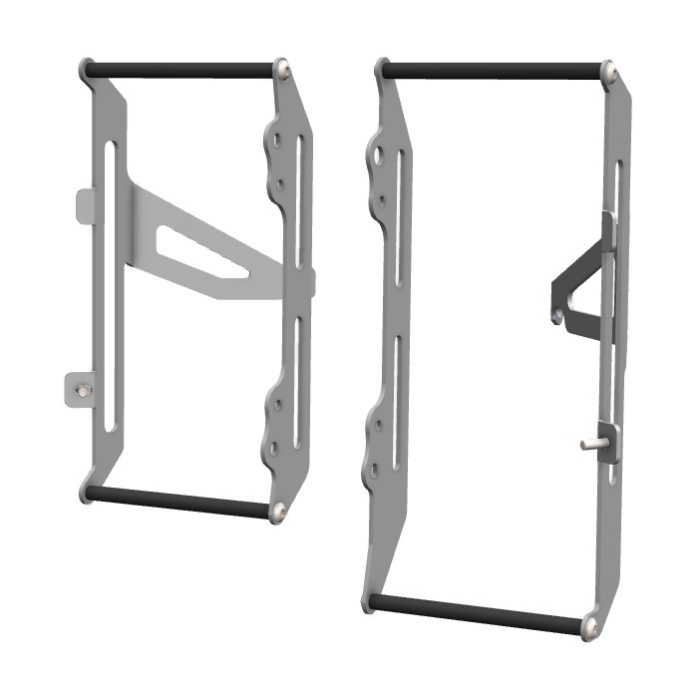 Kühler Schutz Honda CRF 450 X (08-16) aluminium 60003B0001