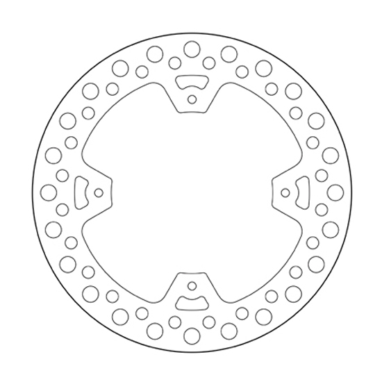 Bremsscheibe Brembo Serie Oro Honda CR 125 (02-07) hinten 68B40786