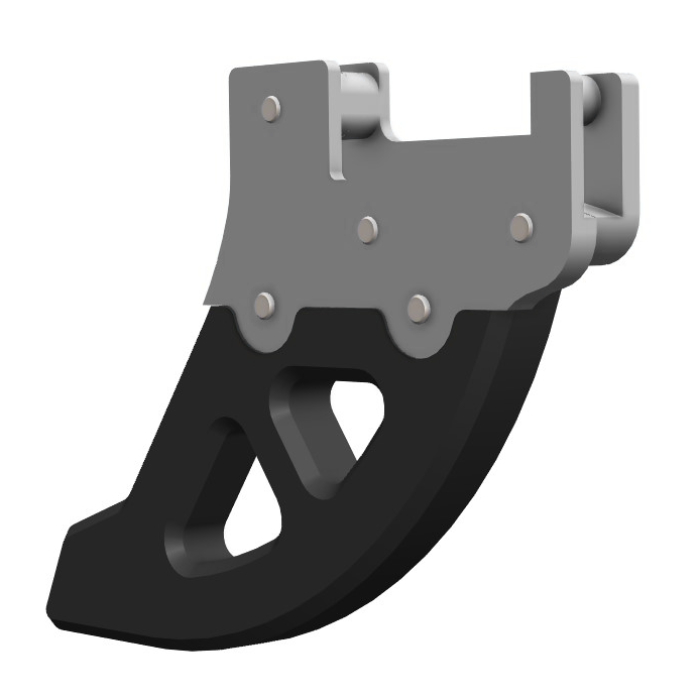 Bremsscheibenschutz hinten DTC Husqvarna 250 TE (22-24) schwarz 9202150301