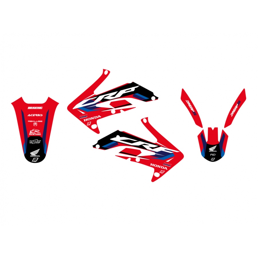 Grafik-Kit Honda CRF 450 R (05-08) Dream 5 BL-2134AB