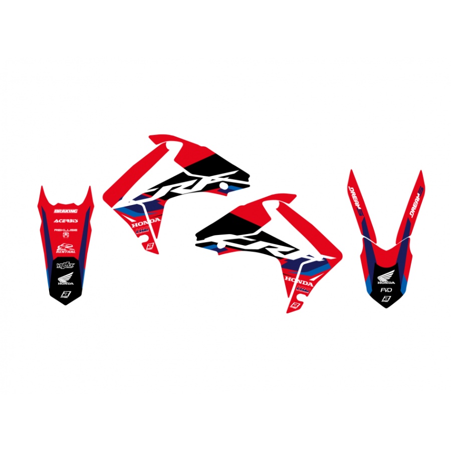 Grafik-Kit Honda CRF 450 R (13-16) Dream 5 BL-2145AB