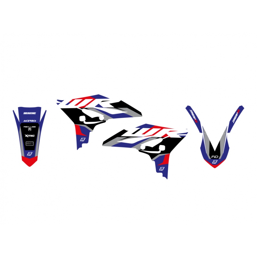 Grafik-Kit Yamaha WR 450 F (12-15) Dream 5 BL-2241AB