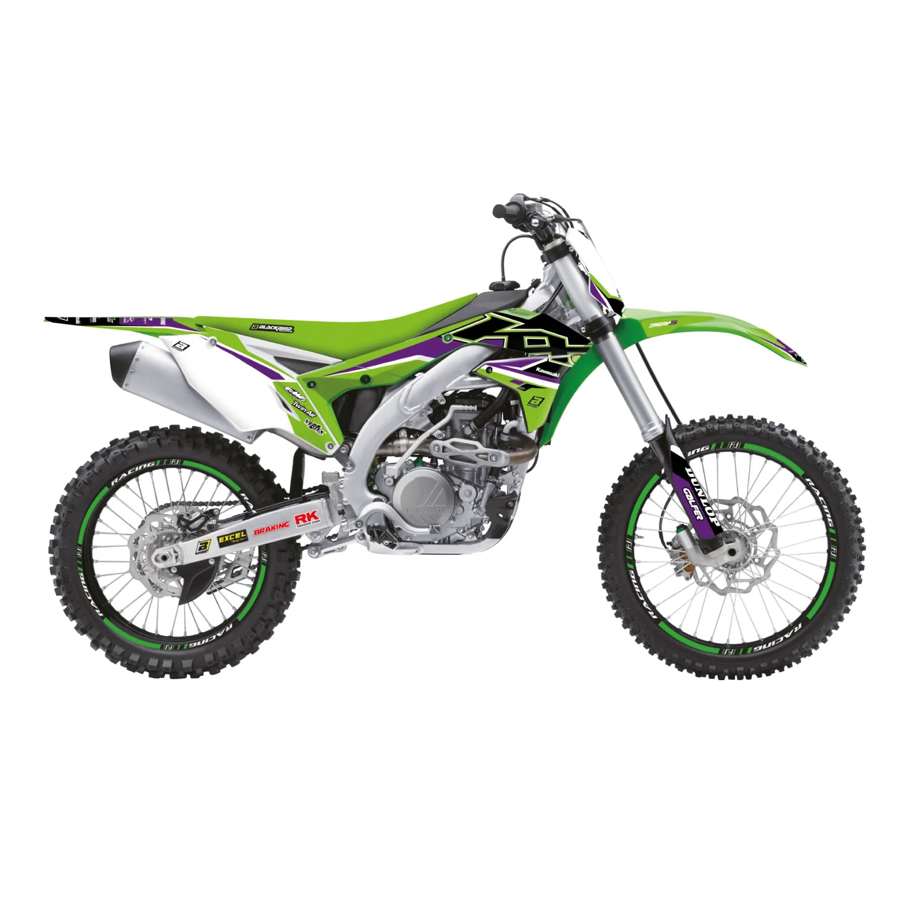 Grafik-Kit Kawasaki KX 450 F (16-18) Dream 5 BL-2423AB
