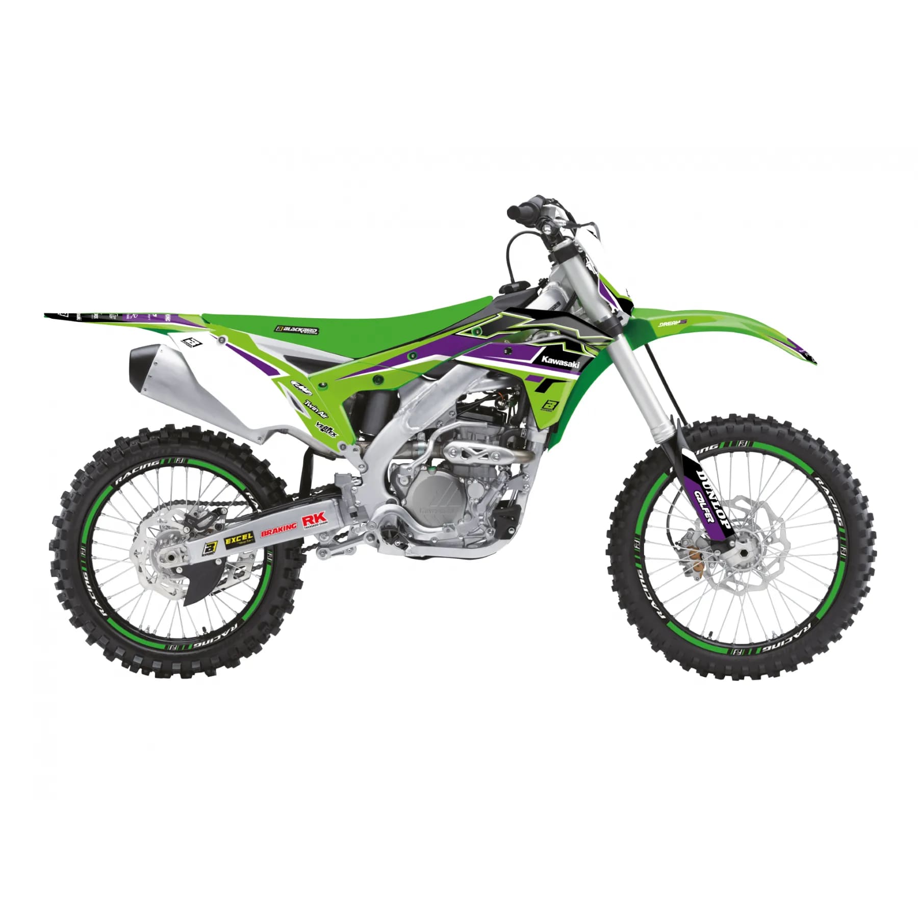 Grafik-Kit Kawasaki KX 250 F (17-20) Dream 5 BL-2424AB