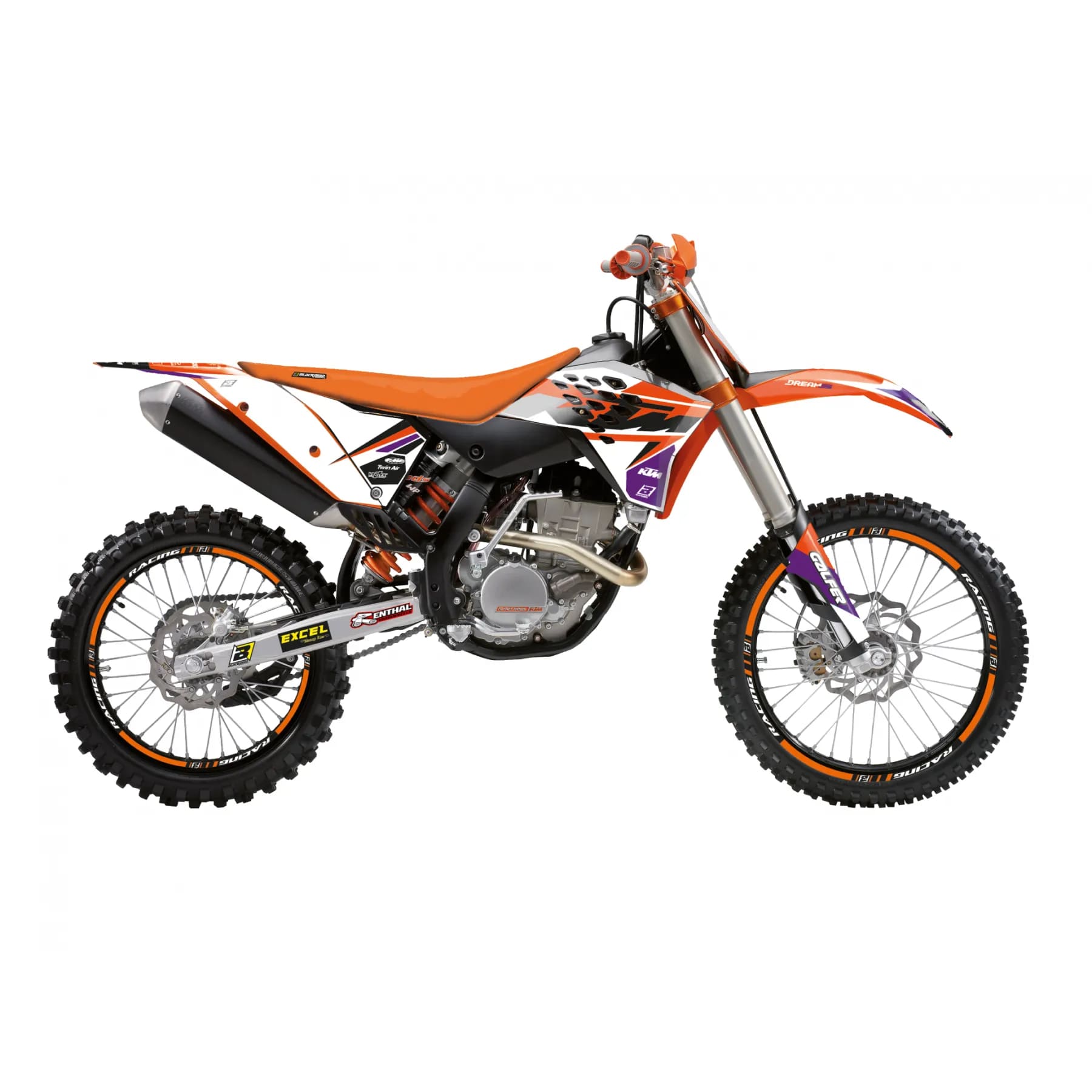 Grafik-Kit KTM 250 EXC (08-11) Dream 5 BL-2527AB