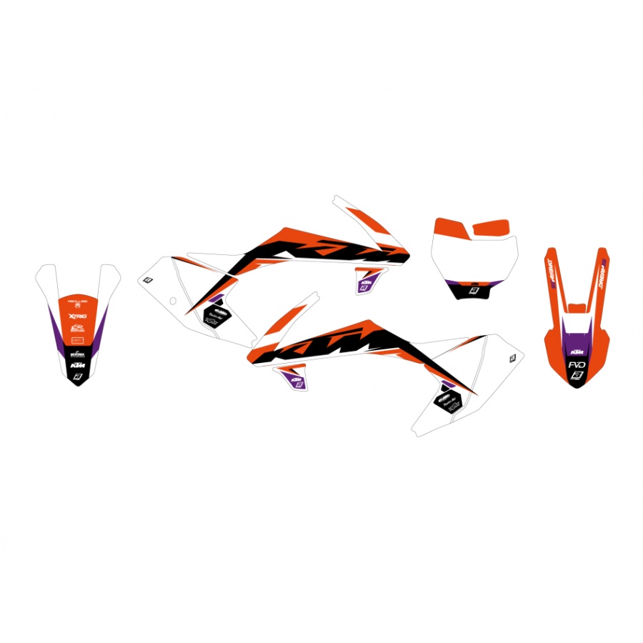 Grafik-Kit KTM 65 SX (16-23) Dream 5 BL-2543AB