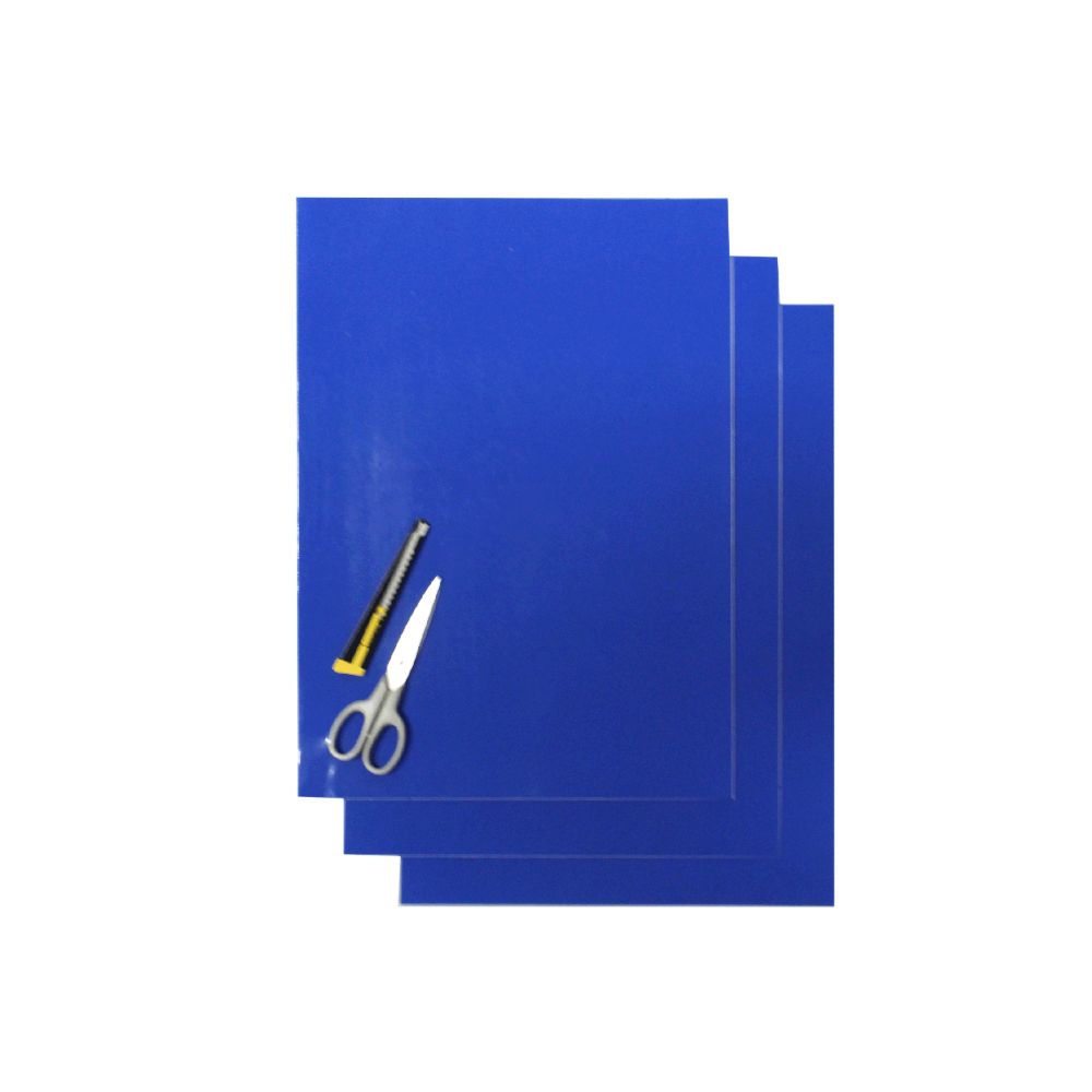 Crystall-Klebefolien blau