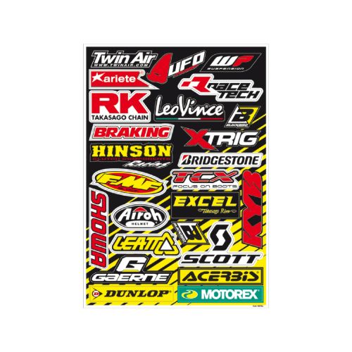 Aufkleberkit Logo sponsor - A