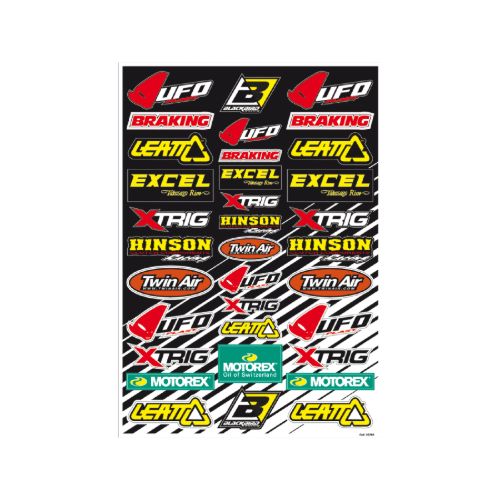 Aufkleberkit Logo sponsor - B