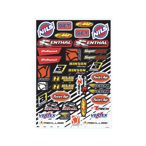 Aufkleberkit Logo sponsor - D