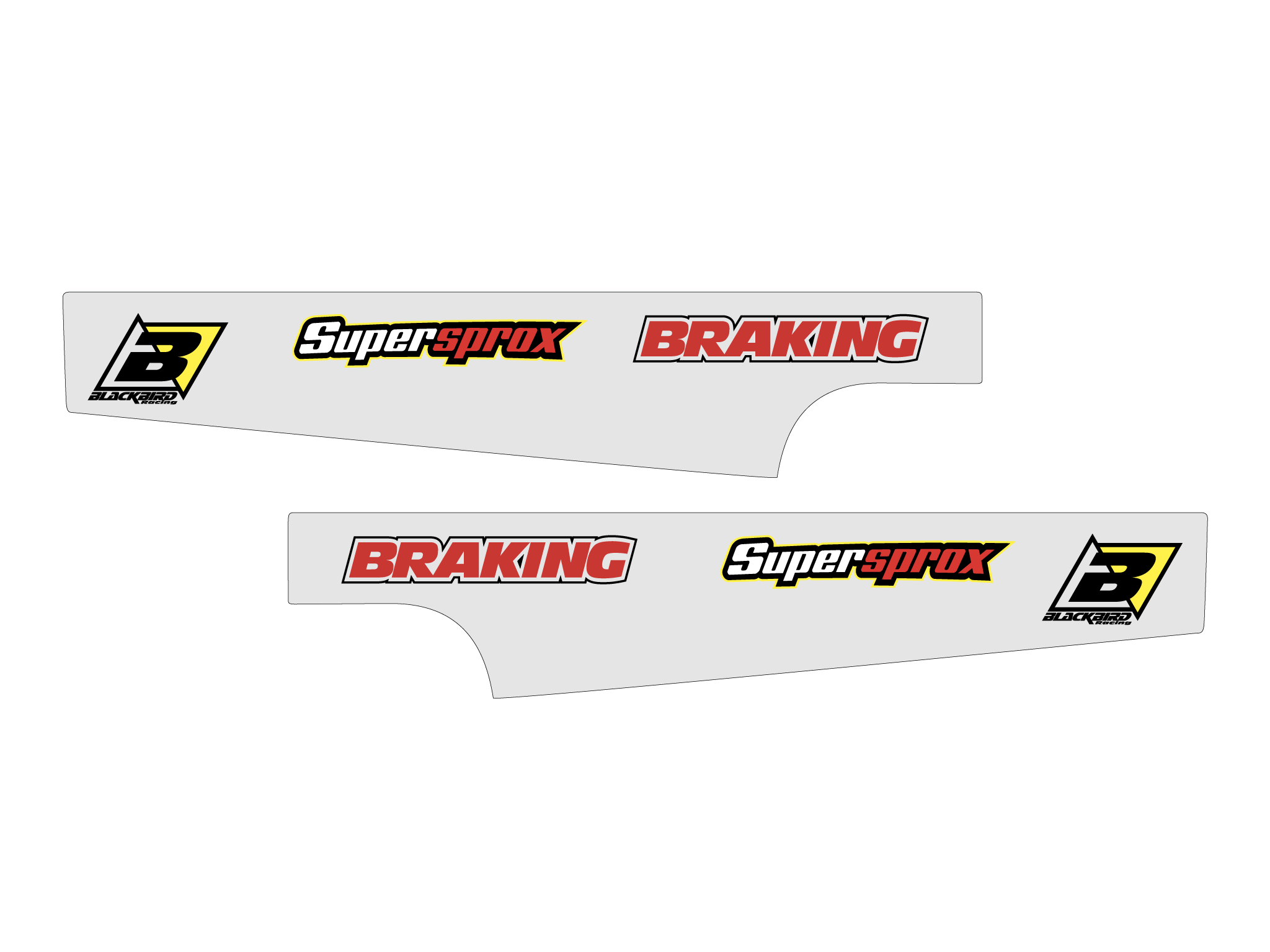 Schwingenschutz-Aufkleber Yamaha WR 250 F (01-14) BL-5238N