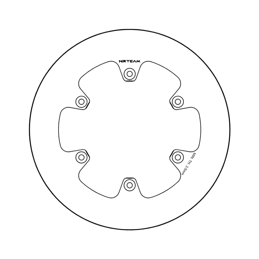 Bremsscheibe NRTeam Fantic 250 XX (22-25) hinten voll DS14.0079