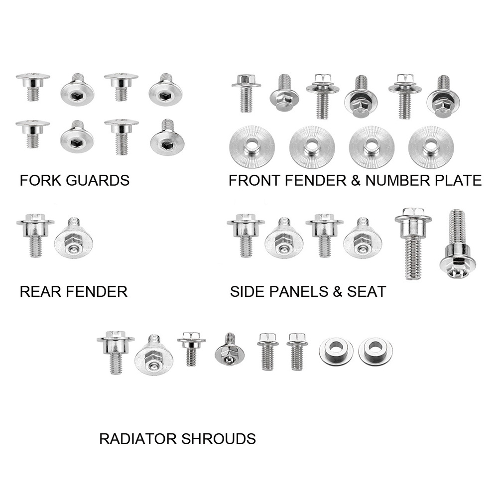 Kunststoff-Schraubensatz Honda CRF 450 R (17-21) DS89.5104