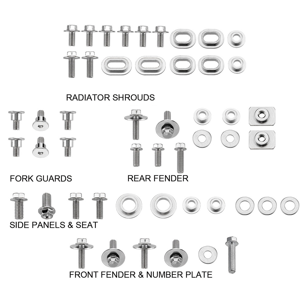 Kunststoff-Schraubensatz Yamaha WR 250 F (07-14) DS89.5204