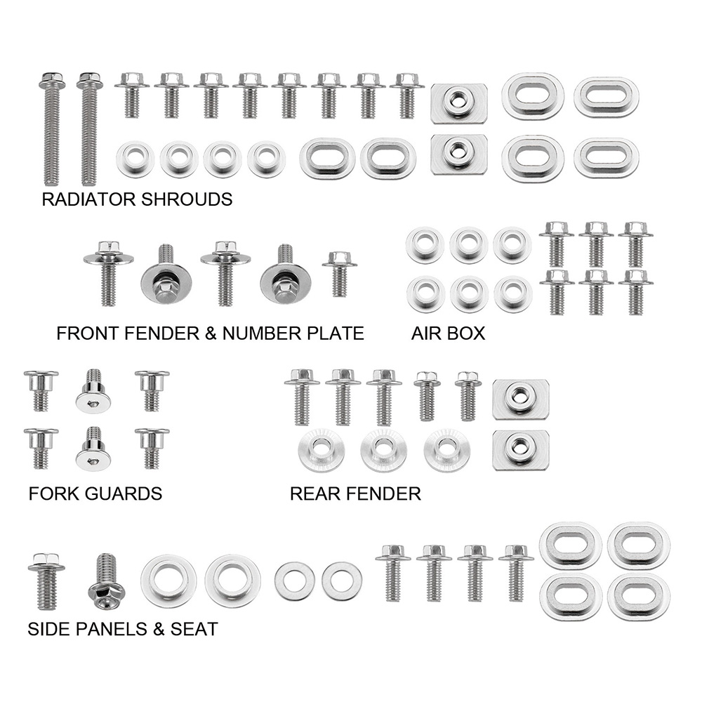 Kunststoff-Schraubensatz Yamaha YZ 450 F (10-13) DS89.5205