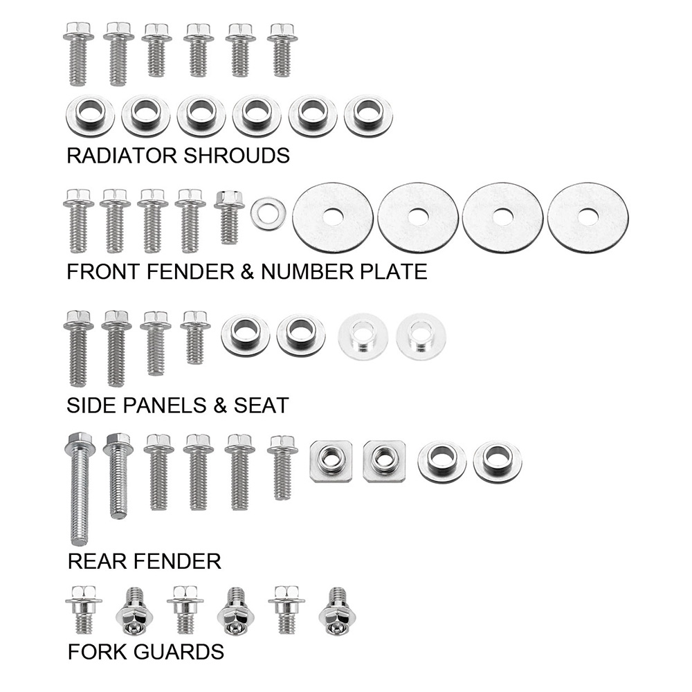 Kunststoff-Schraubensatz Suzuki RM 250 (01-12) DS89.5402