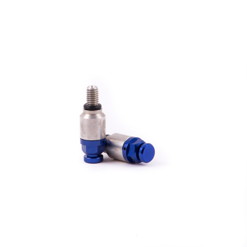 Paar Schnell-Entlüftungsventile für Gabel M5x0.8 blau Paar Schnell-Entlüftungsventile für Gabel M5x0.8 blau