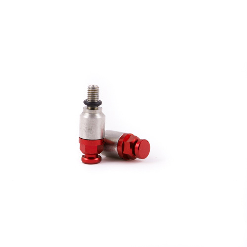 Paar Schnell-Entlüftungsventile für Gabel M5x0.8 rot Paar Schnell-Entlüftungsventile für Gabel M5x0.8 rot