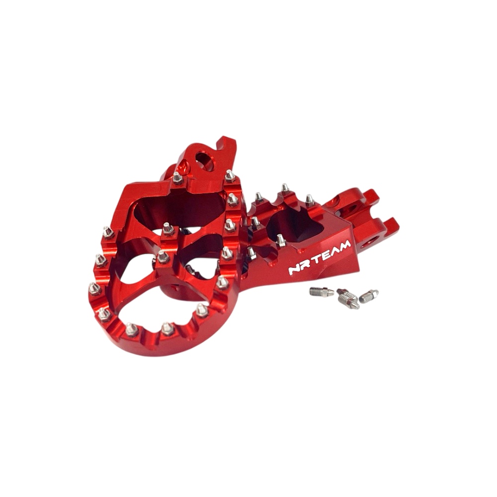Fußrasten aus Ergal Honda CRF 250 RX (19-26) rot DS98.0791R
