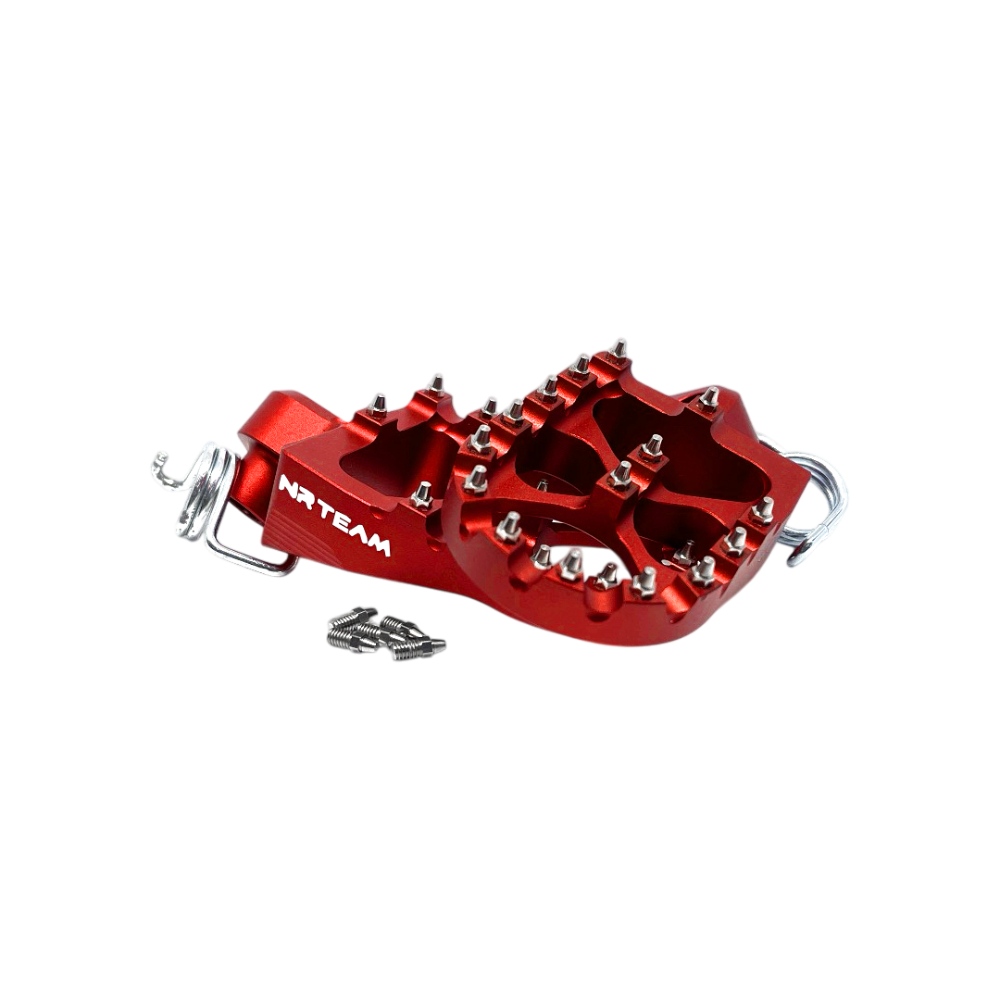 Fußrasten aus Ergal Husaberg 450 FE (09-14) rot DS98.0795R