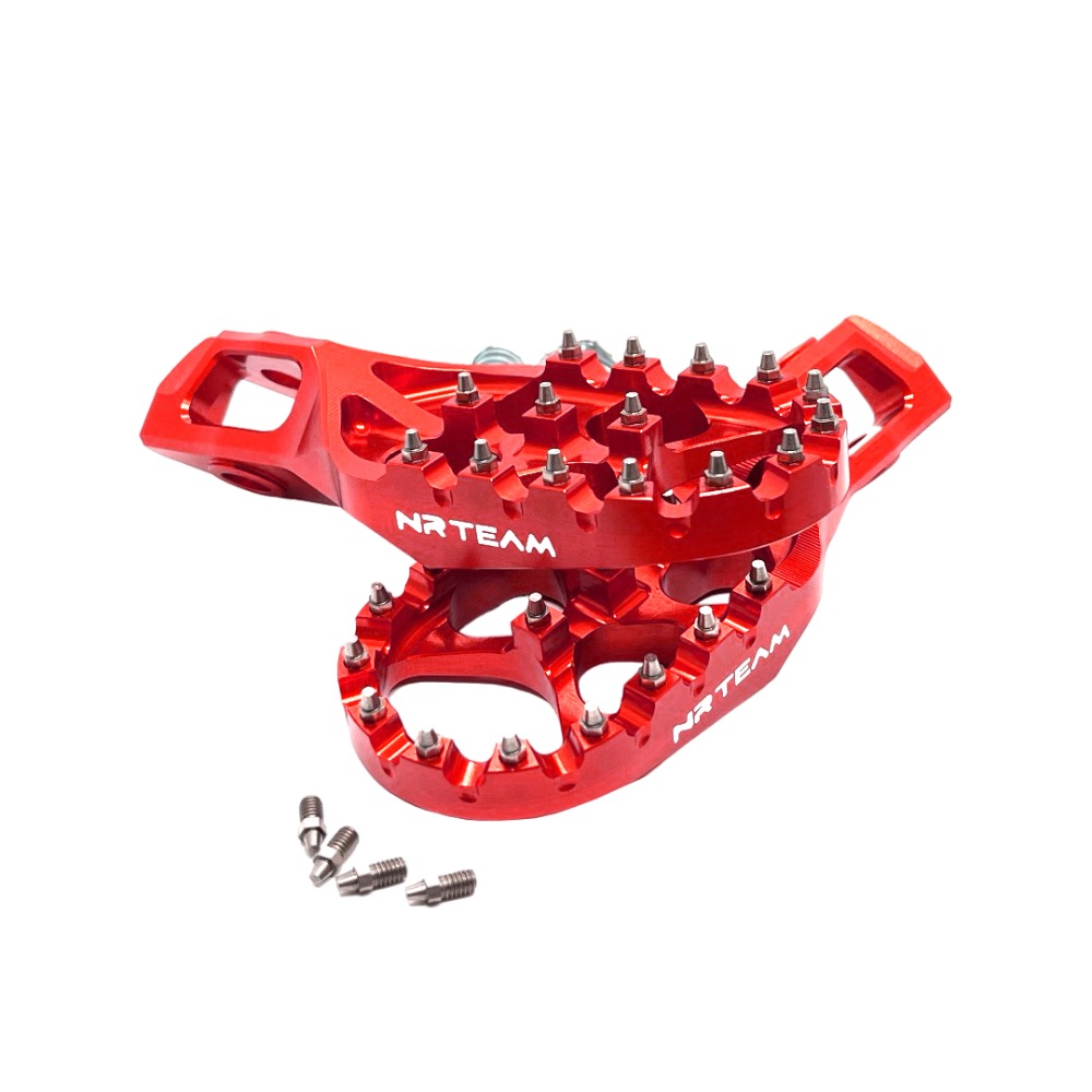 Fußrasten aus Ergal KTM 150 EXC (24-25) rot DS98.7925R