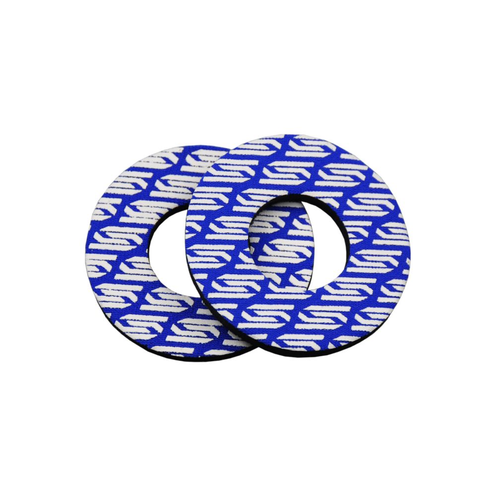 Paar Griff-Donuts Scar blau