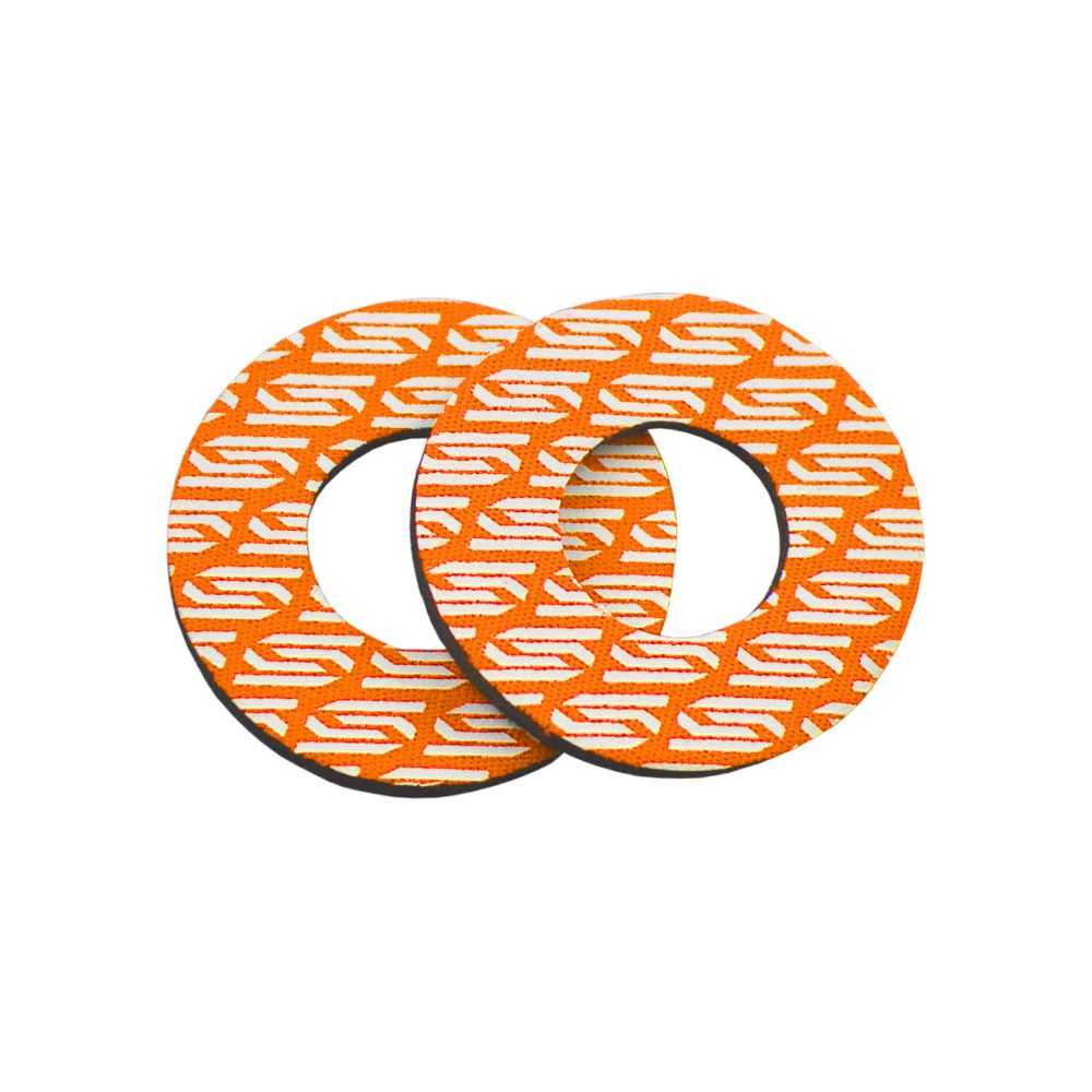 Paar Griff-Donuts Scar orange