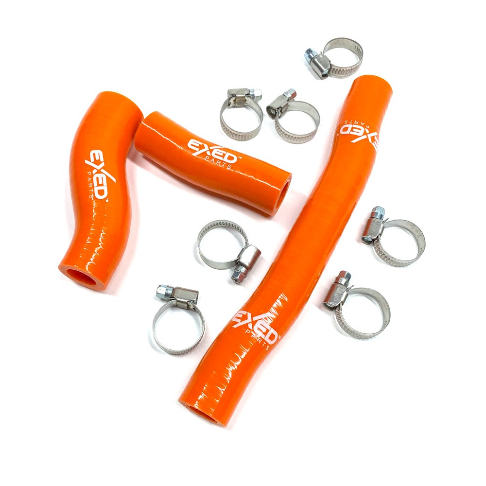 Kühlerschläuche Husqvarna 250 TC (19-22) orange - Exed E-SH-K2-A