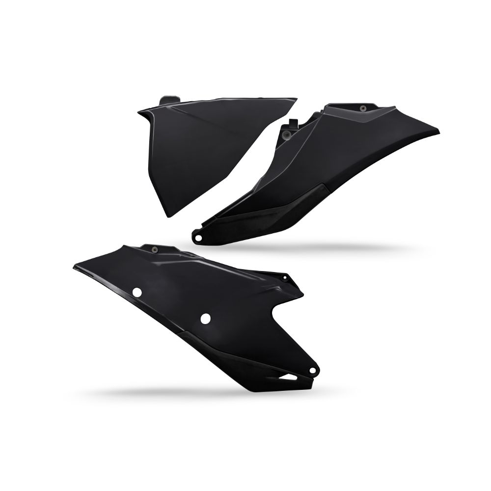 Seitliche Startnummerntafeln Gasgas 350 EC-F (21-23) schwarz GG07129-001