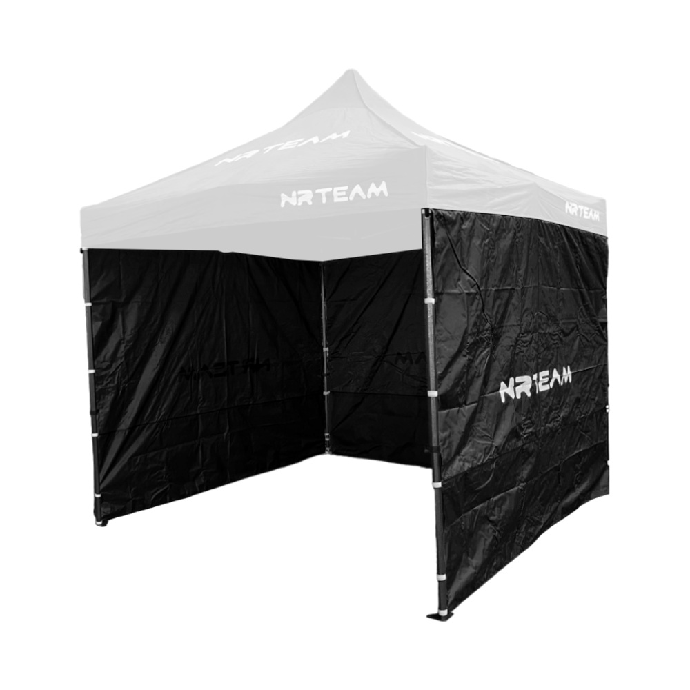 Seitenteile-Set für Pavillon - schwarz