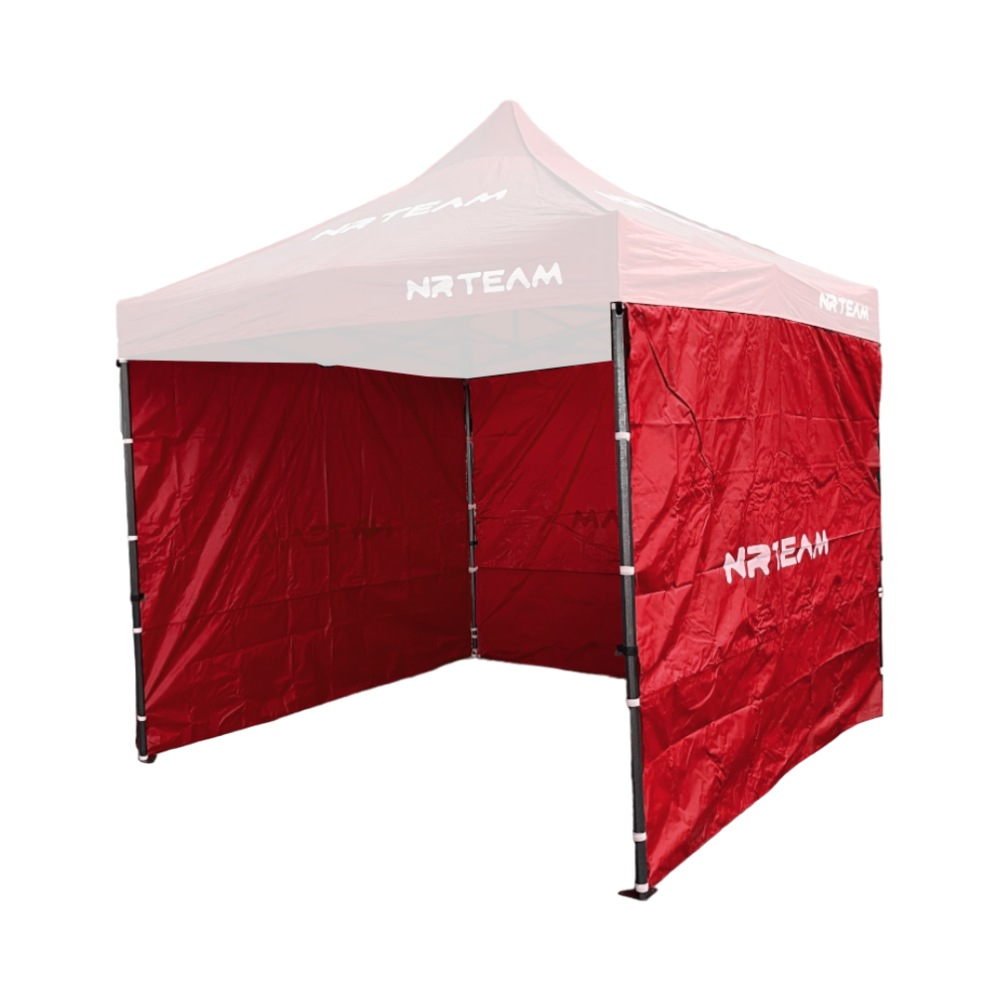 Seitenteile-Set für Pavillon - rot