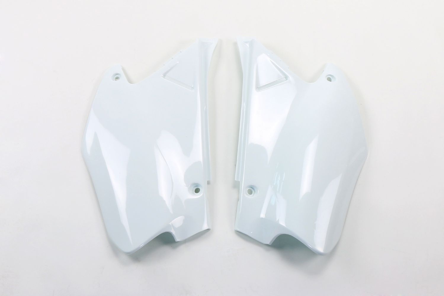 Seitliche Startnummerntafeln Honda CR 250 (00-01) weiß* HO03665-041
