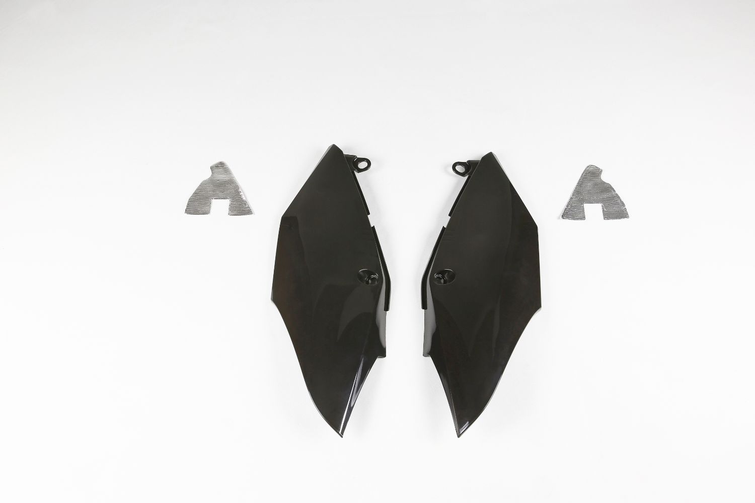 Seitliche Startnummerntafeln Honda CRF 450 R (17-20) schwarz HO04684-001
