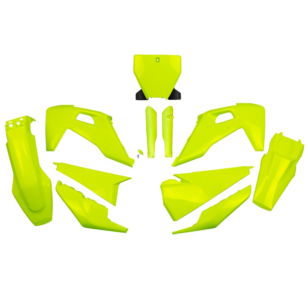 Kunststoff-Kit Husqvarna 250 TC (19-22) - farbe neongelb HUKIT622F-DFLU