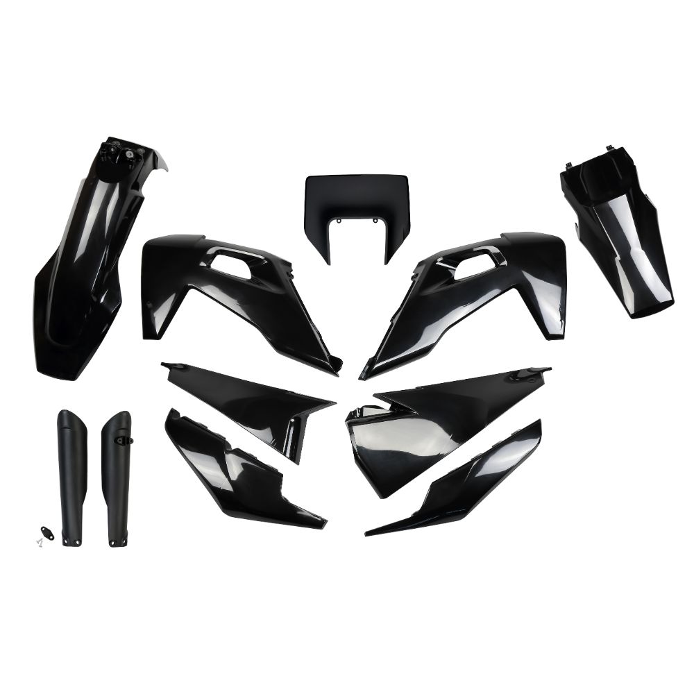 Kunststoff-Kit Husqvarna 250 FE (20-23) - farbe schwarz HUKIT623F-001