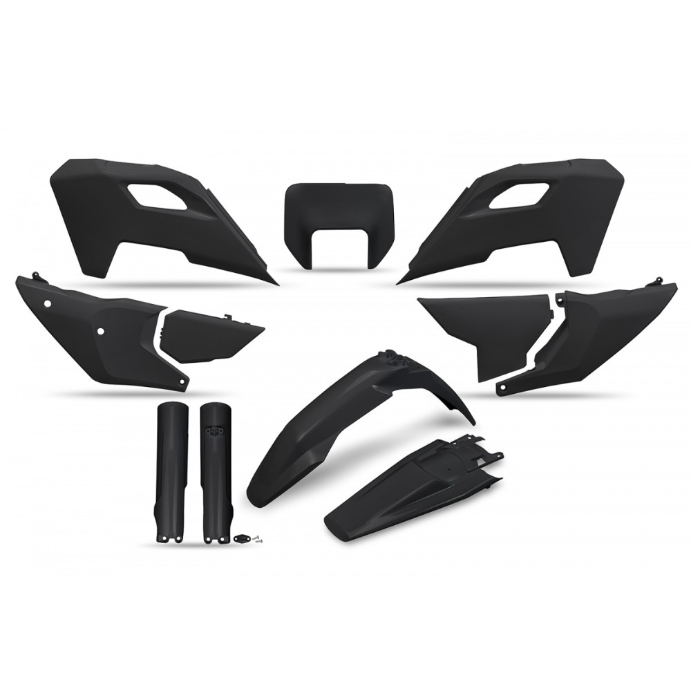 Kunststoff-Kit Husqvarna 450 FE (24-25) - farbe schwarz HUKIT627F-001