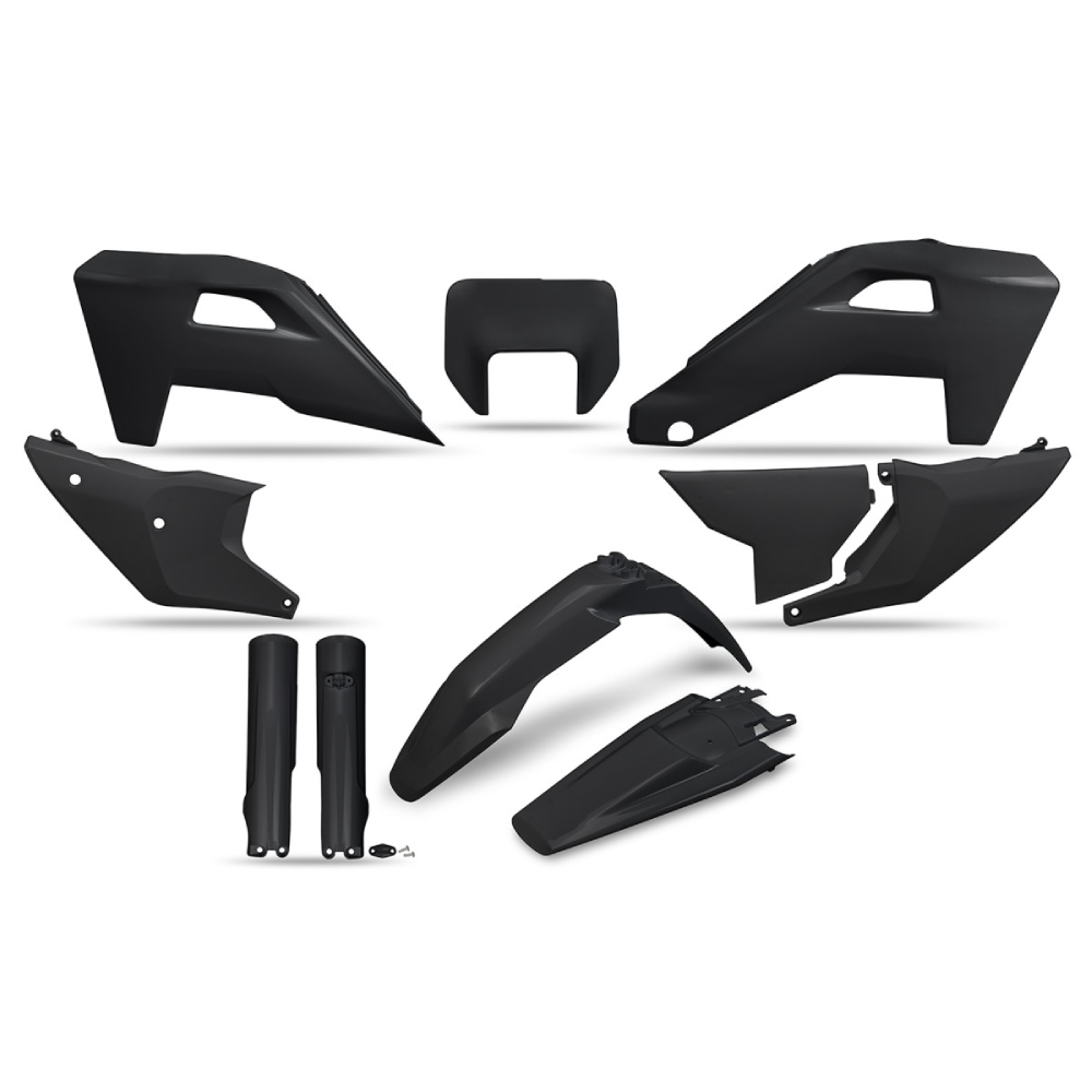 Kunststoff-Kit Husqvarna 300 TE (26) - farbe schwarz HUKIT631F-001
