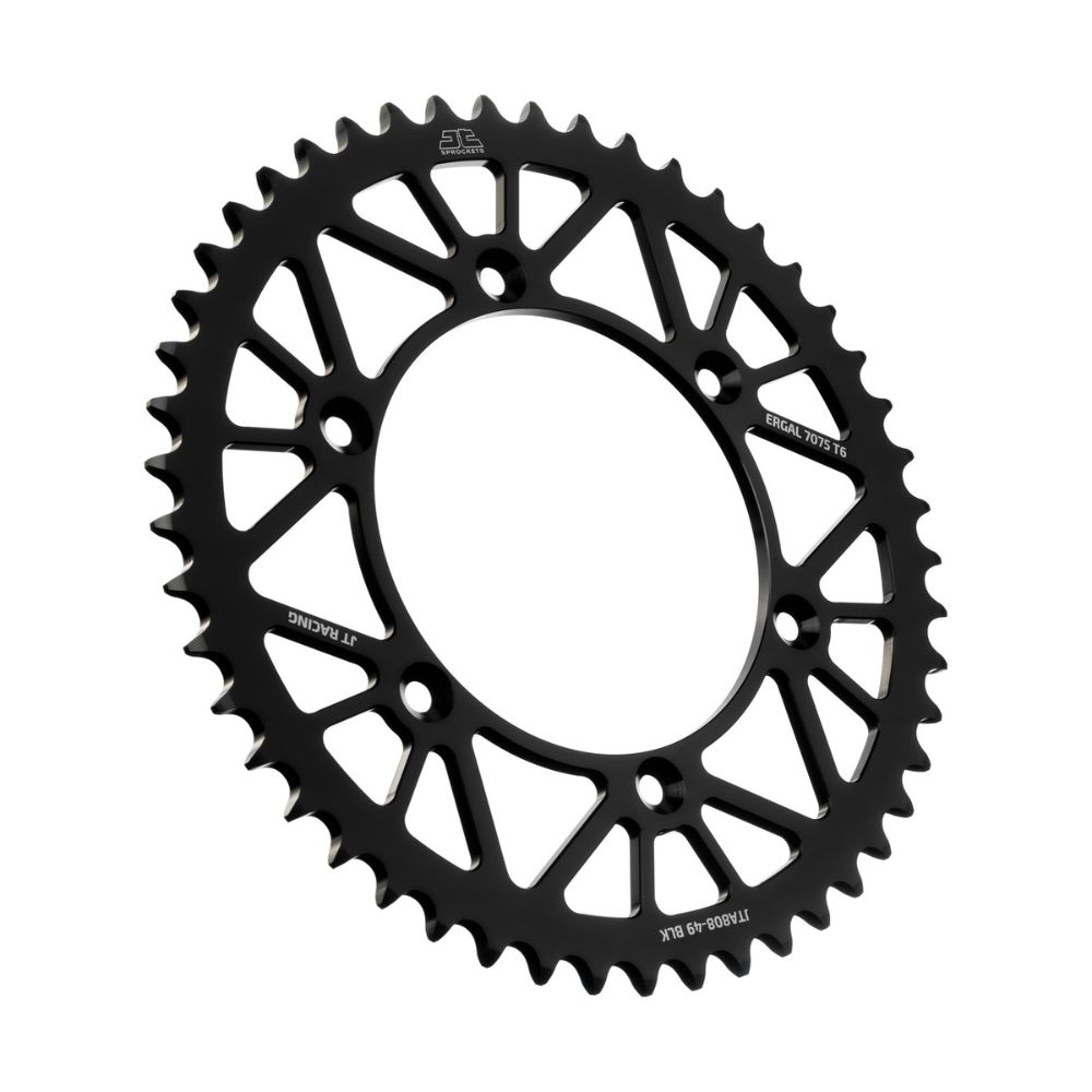Hinterradritzel JT ergal Suzuki RM 125 (89-12) 49 zähne schwarz JTA808.49BLK