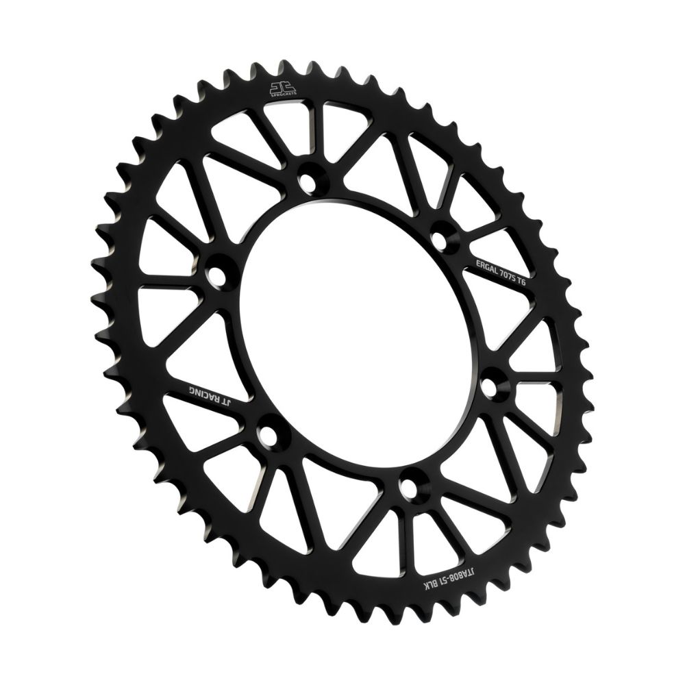 Hinterradritzel JT ergal Suzuki RM 250 (89-12) 51 zähne schwarz JTA808.51BLK