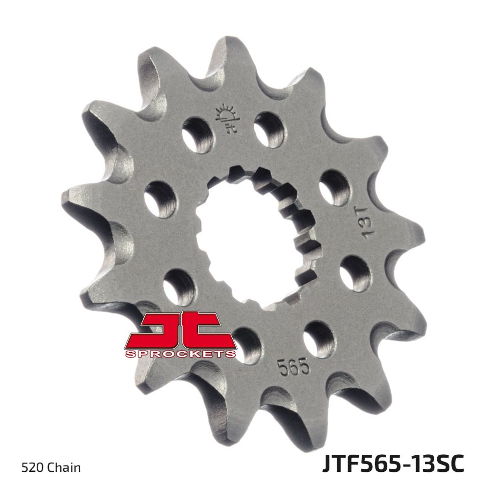 Vorderradritzel JT Yamaha WR 400 F (98-00) 13 zähne Anti-Matsch JTF565.13SC