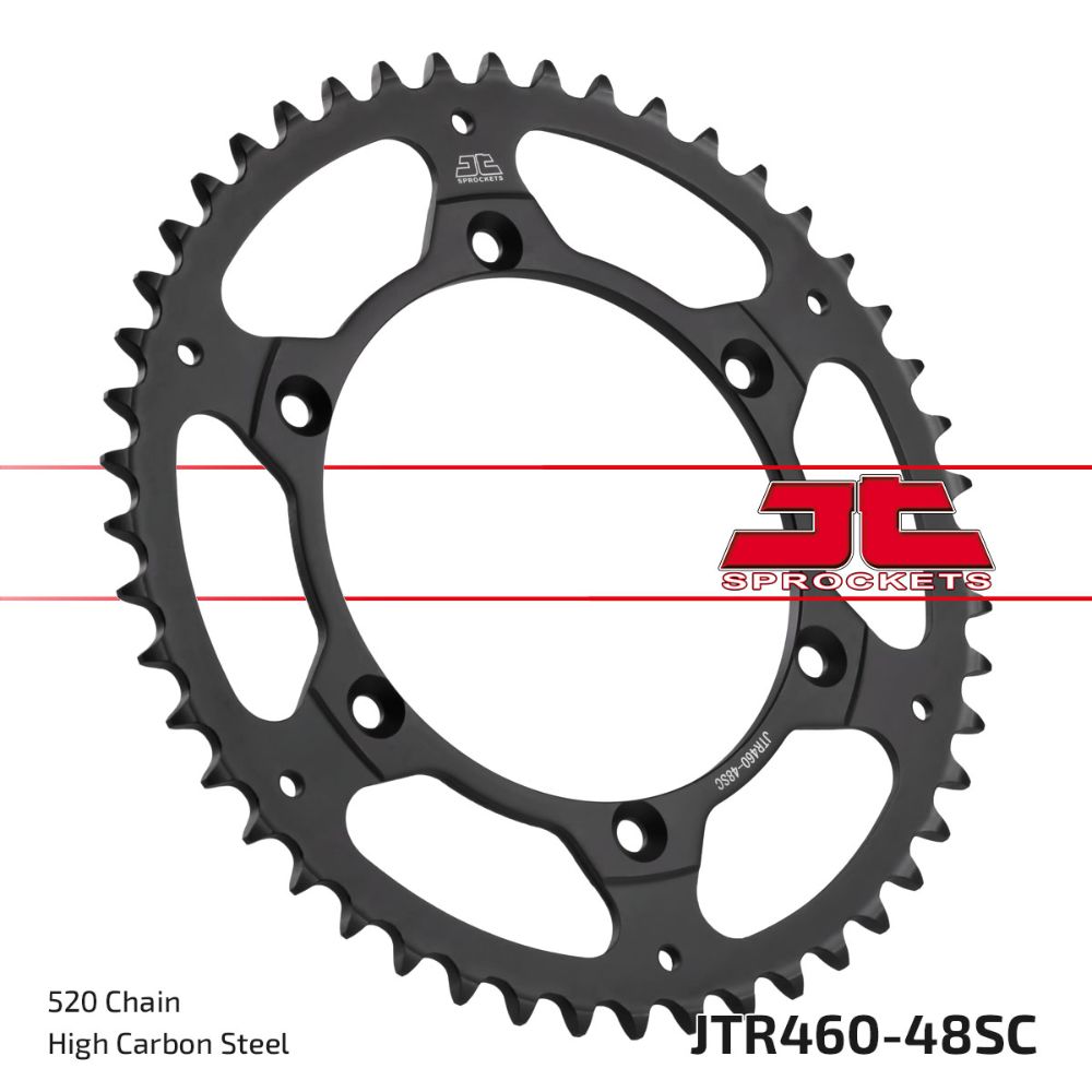 Hinterradritzel JT stahl Suzuki RMZ 250 (04-06) 48 zähne selbstreinigend JTR460.48SC